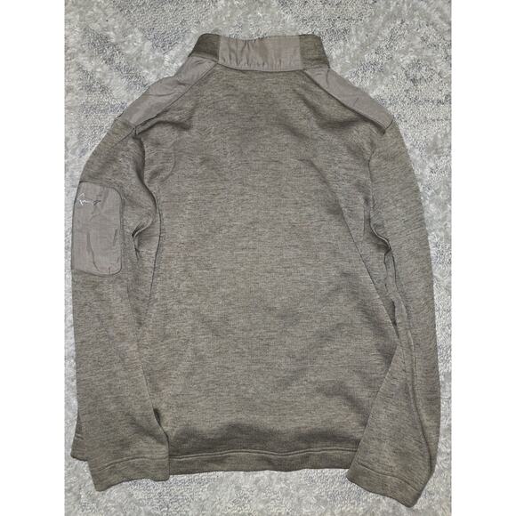 Greg Norman Pullover Shirt Beige Long Sleeve 1/4 Button Up Sz Large Men's Golf - Picture 7 of 7